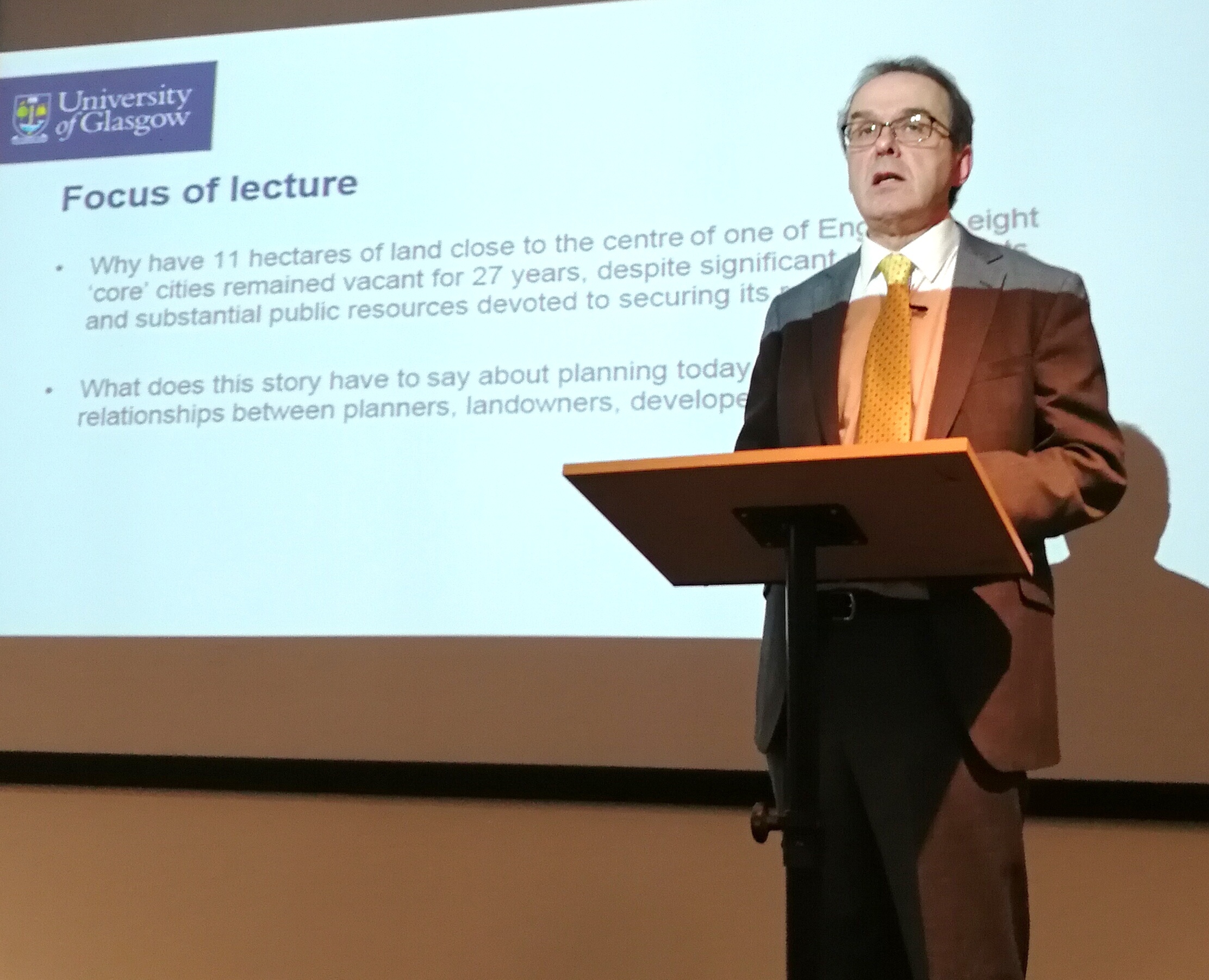 Real Estate & Planning host the sixth annual Planning Futures lecture