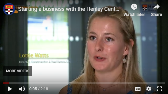 Henley Centre for Entrepreneurship Releases New Video