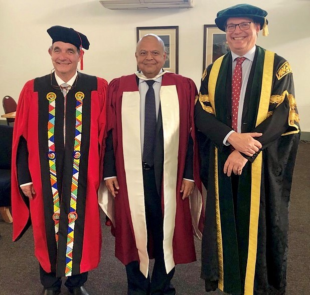South African politician awarded honorary doctorate