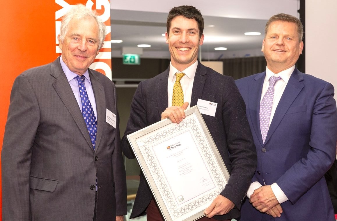 Ed Shepherd wins Research Output Prize