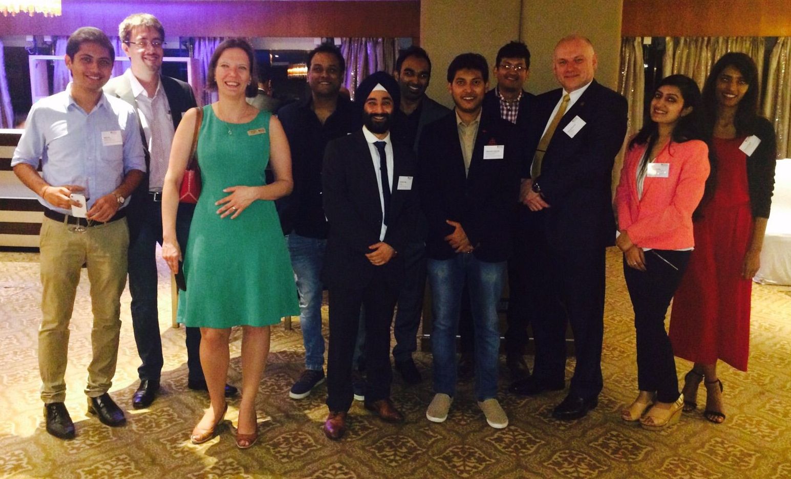 Alumni Reception in Mumbai with Dean John Board and Pro-Vice-Chancellor Vincenzo Raimo