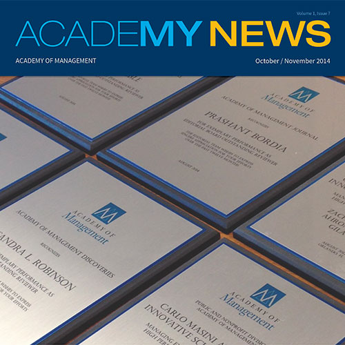 Henley Forum directors receive Academy of Management Practical Theory Award
