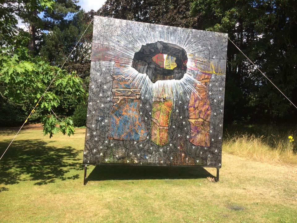 Outdoor art in action