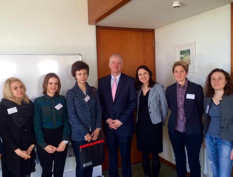 Russian journalists visit Whiteknights campus