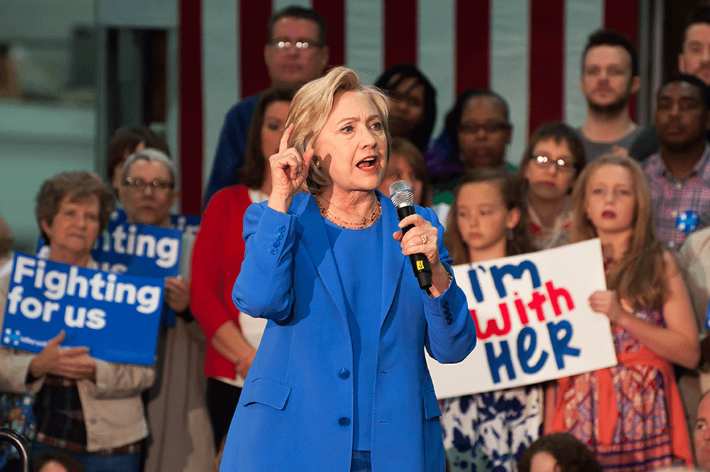 Would a Hillary win help or hinder gender balance?