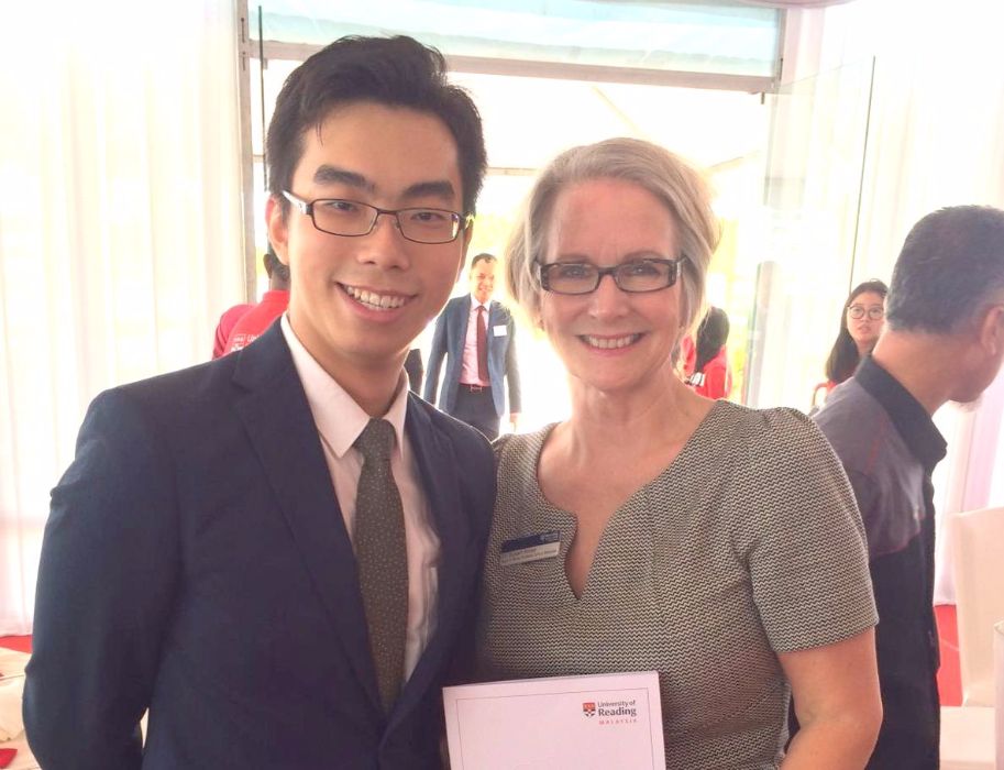 Real Estate student chosen to speak at launch of University of Reading Malaysia