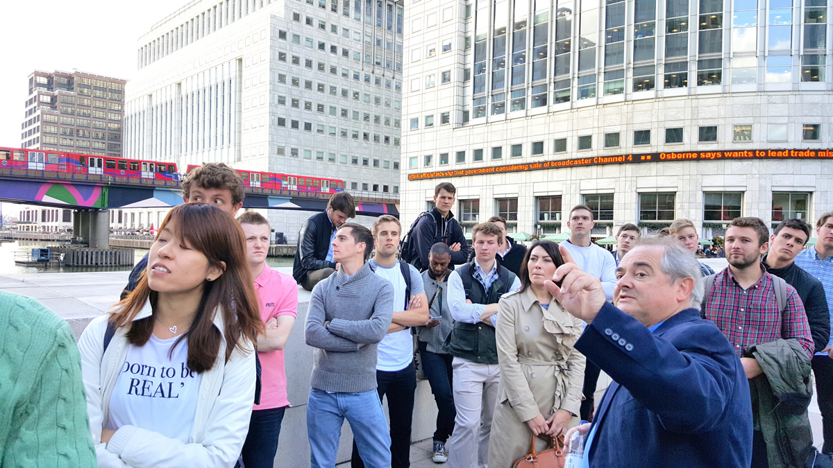 MSc Real Estate students in London