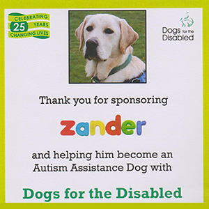 REP's "Dogs for the Disabled" Dog Graduates!