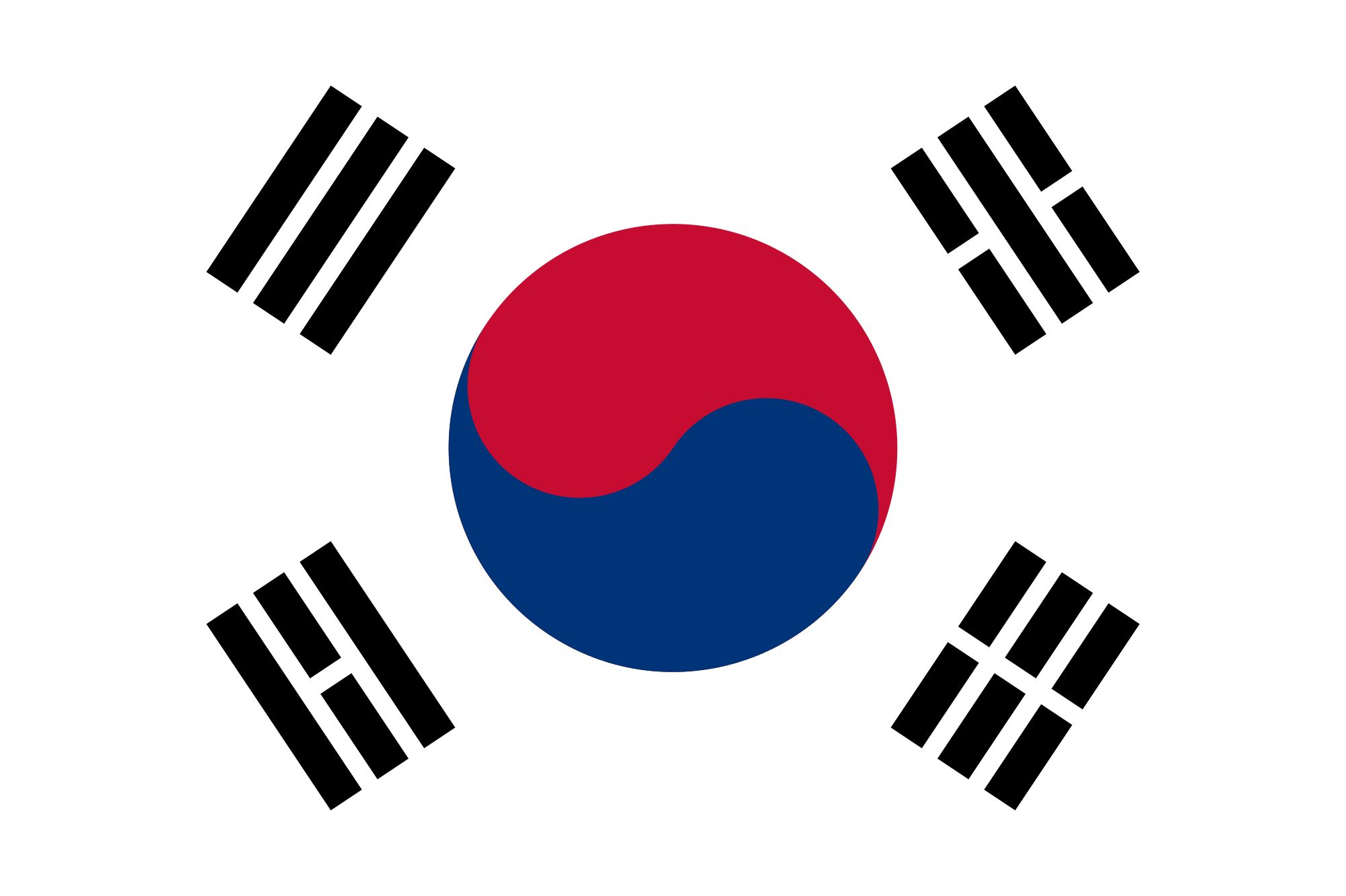 South Korea 725 3 Flag Of South Korea Svg