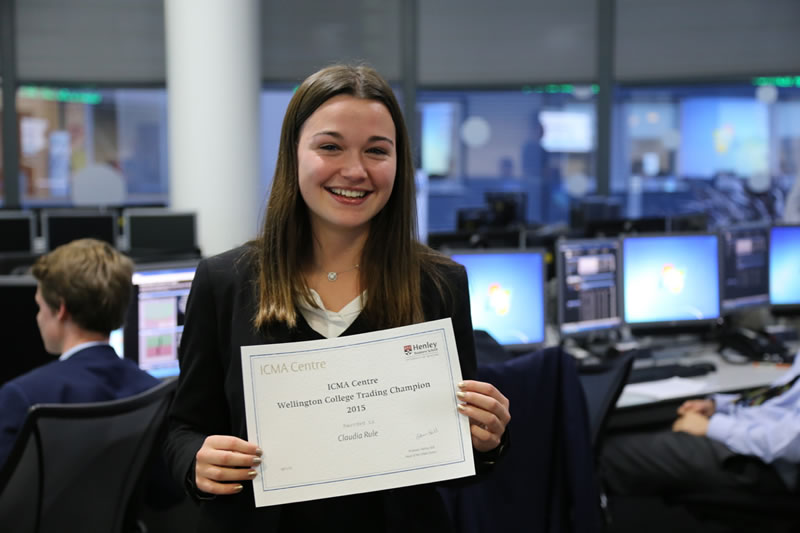Wellington College students become traders for the day