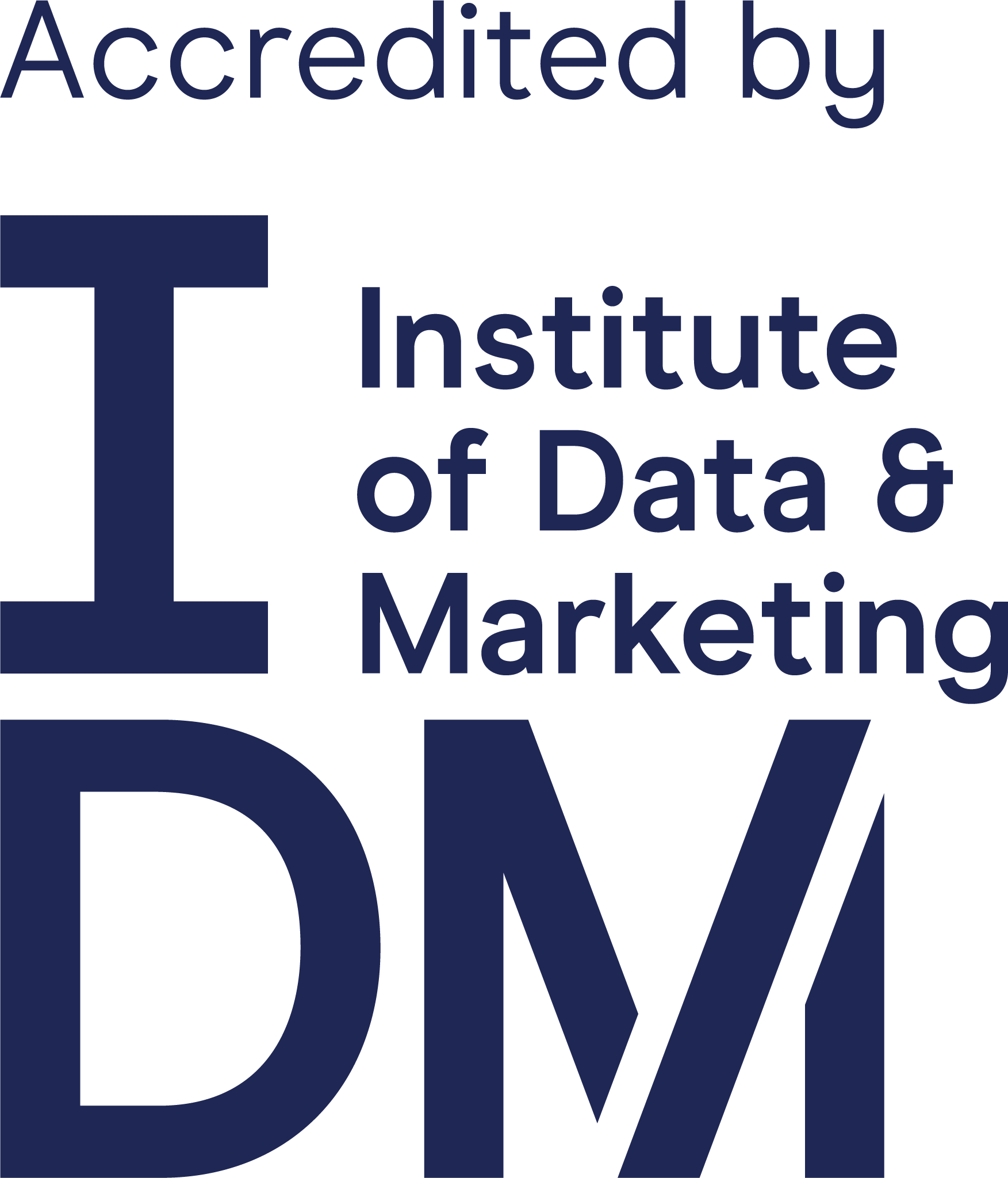 Accredited by IDM logo Navy transparent 4 002