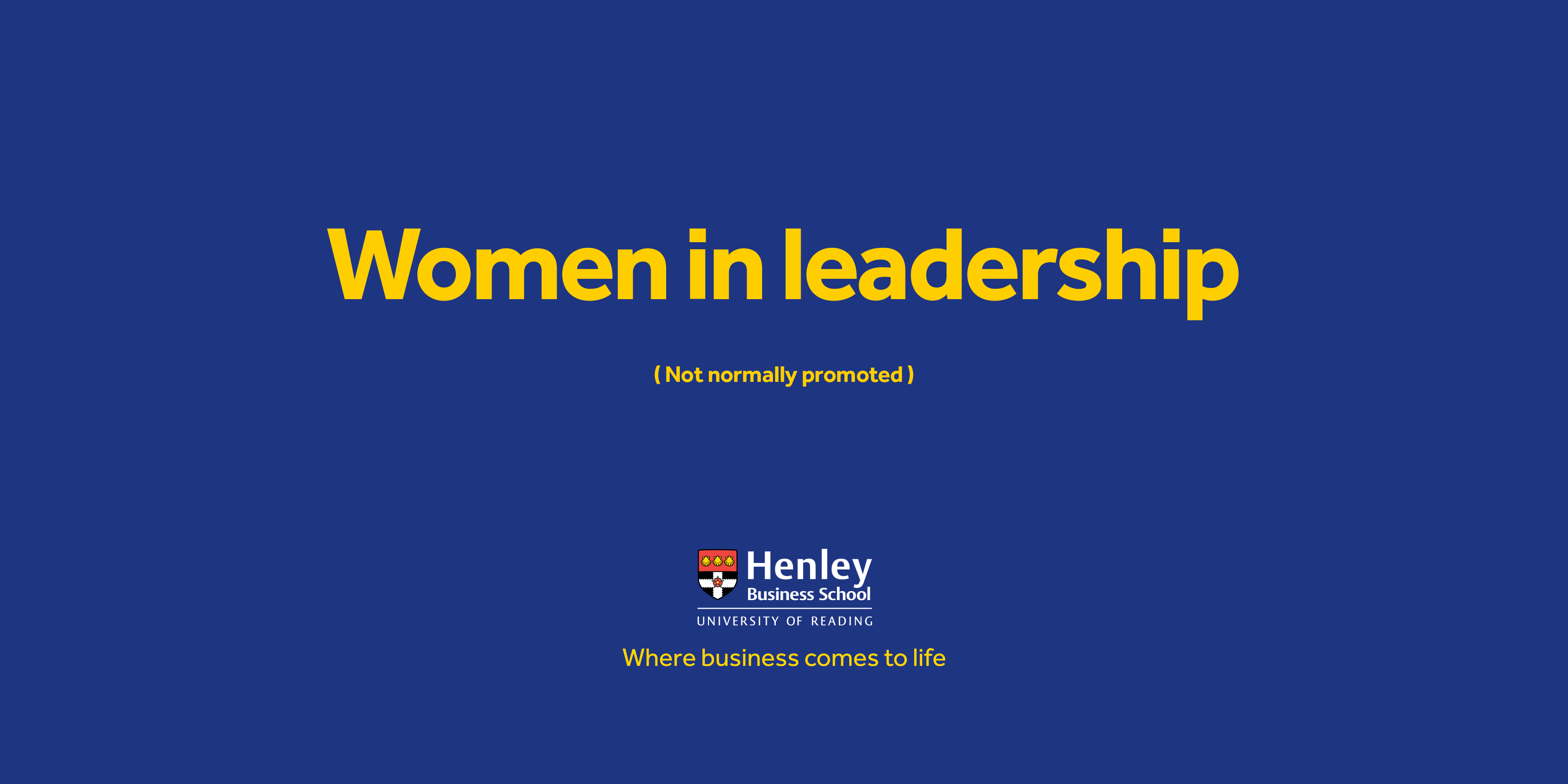 Women in Leadership Scholarship now open