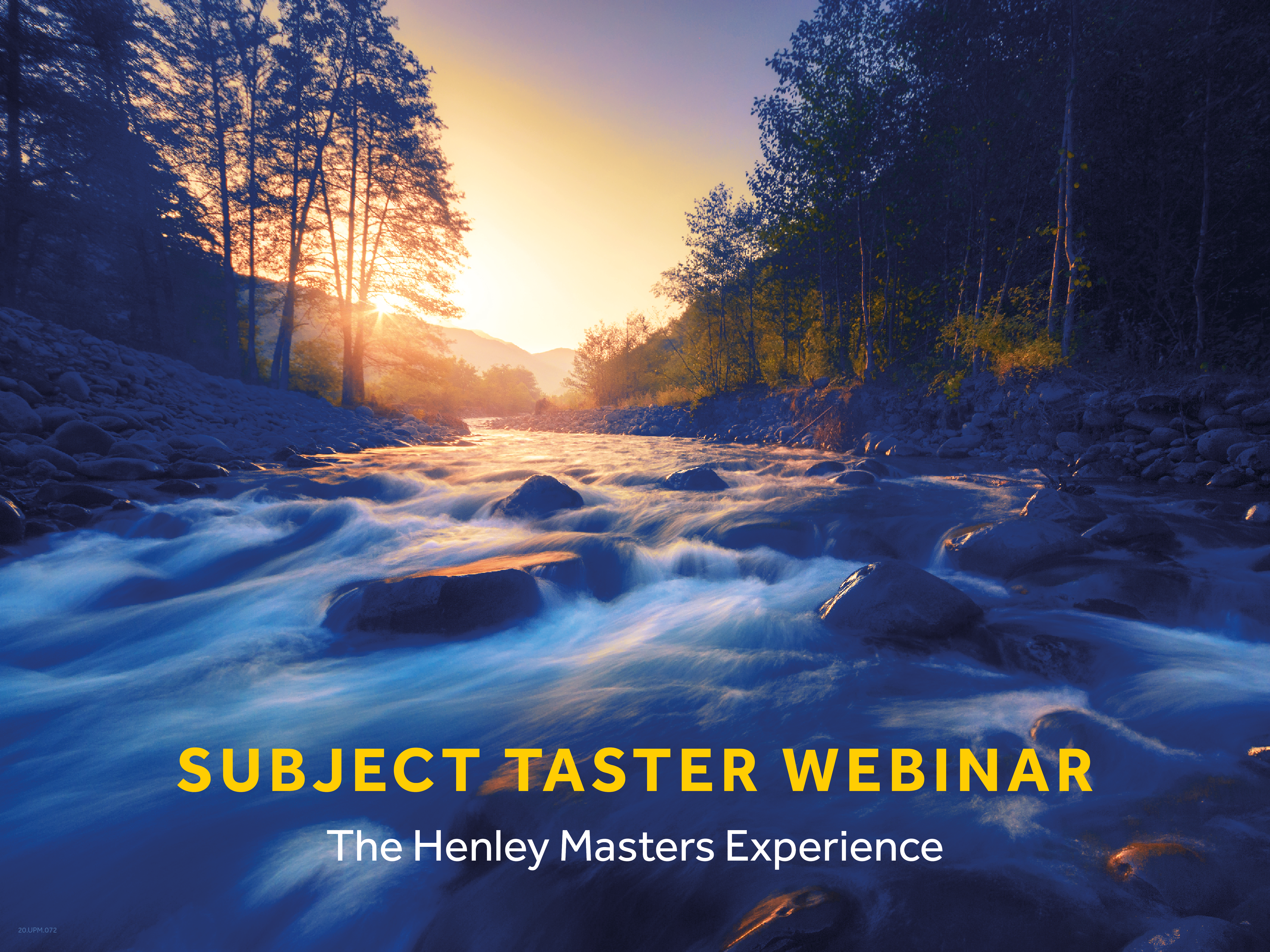 Subject taster webinar