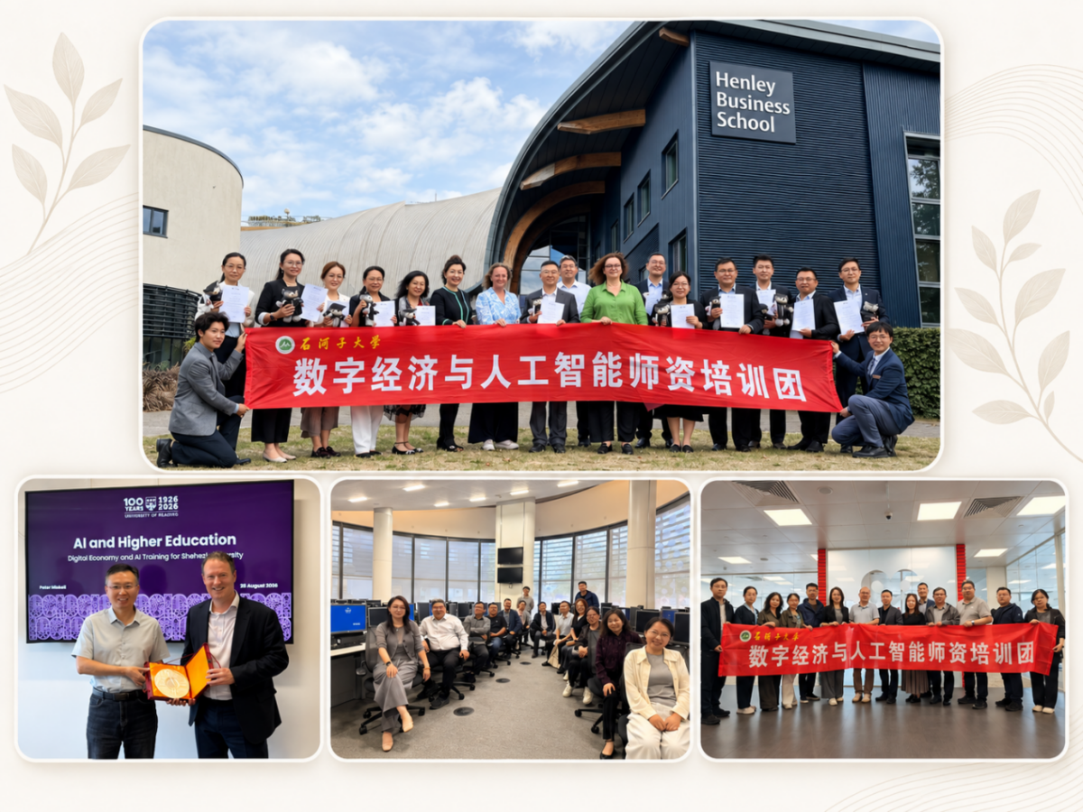 Digital Economy and Artificial Intelligence Training for Shihezi University (August 2026)